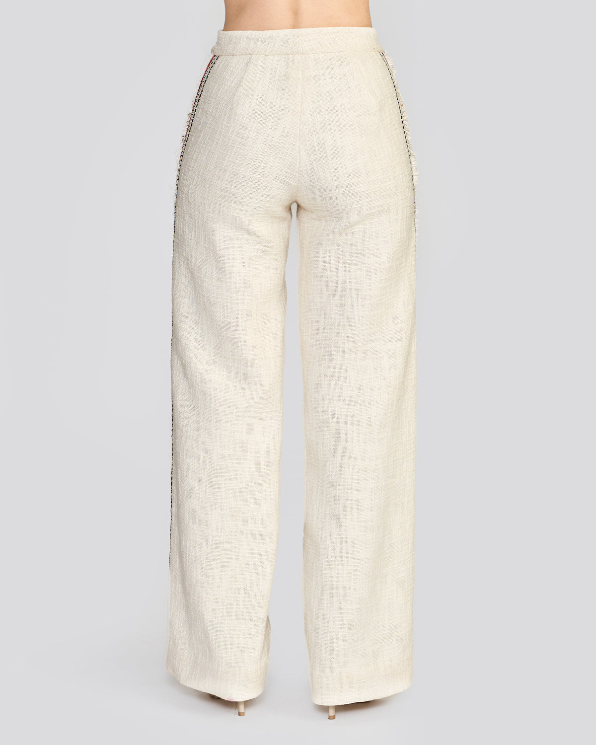 Lydia Ivory Straight Pants