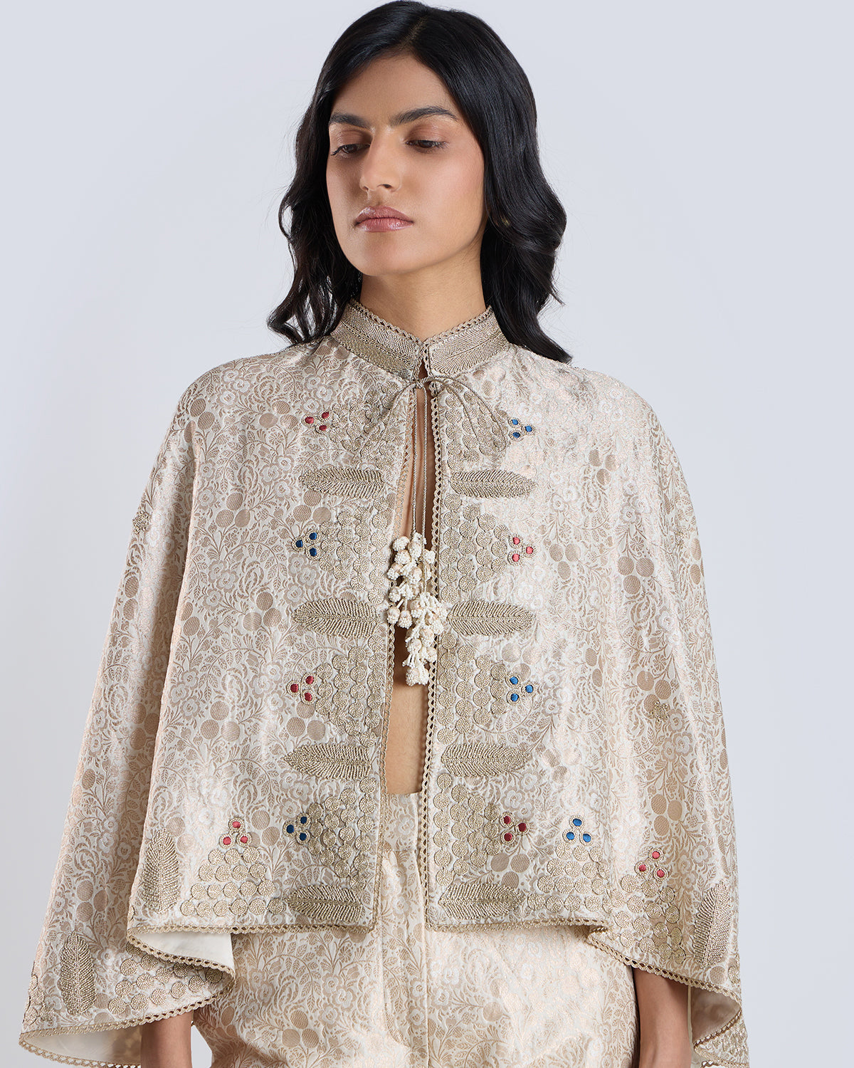 Cora Brocade Cape