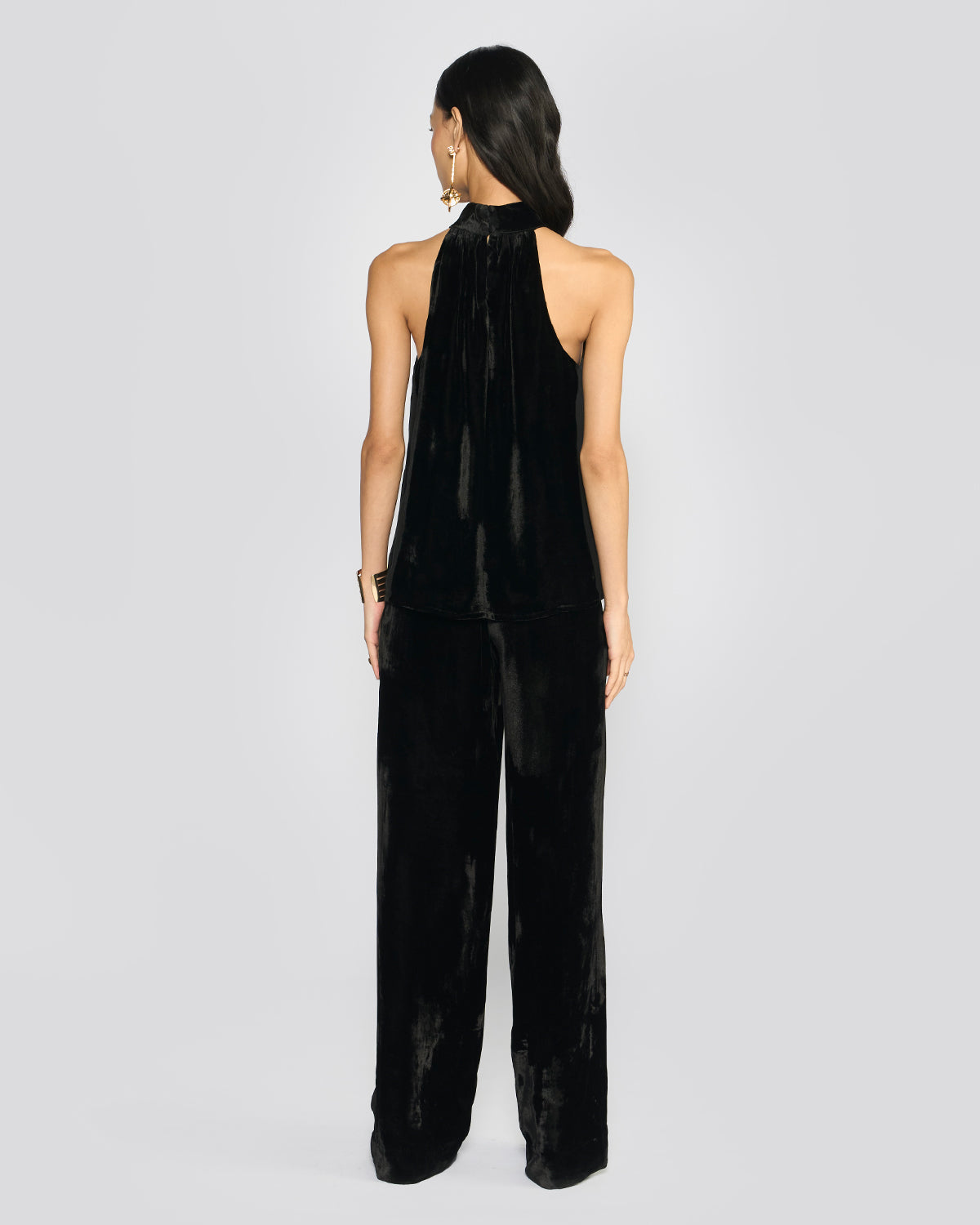 Amelia Black Velvet Co-ord Set