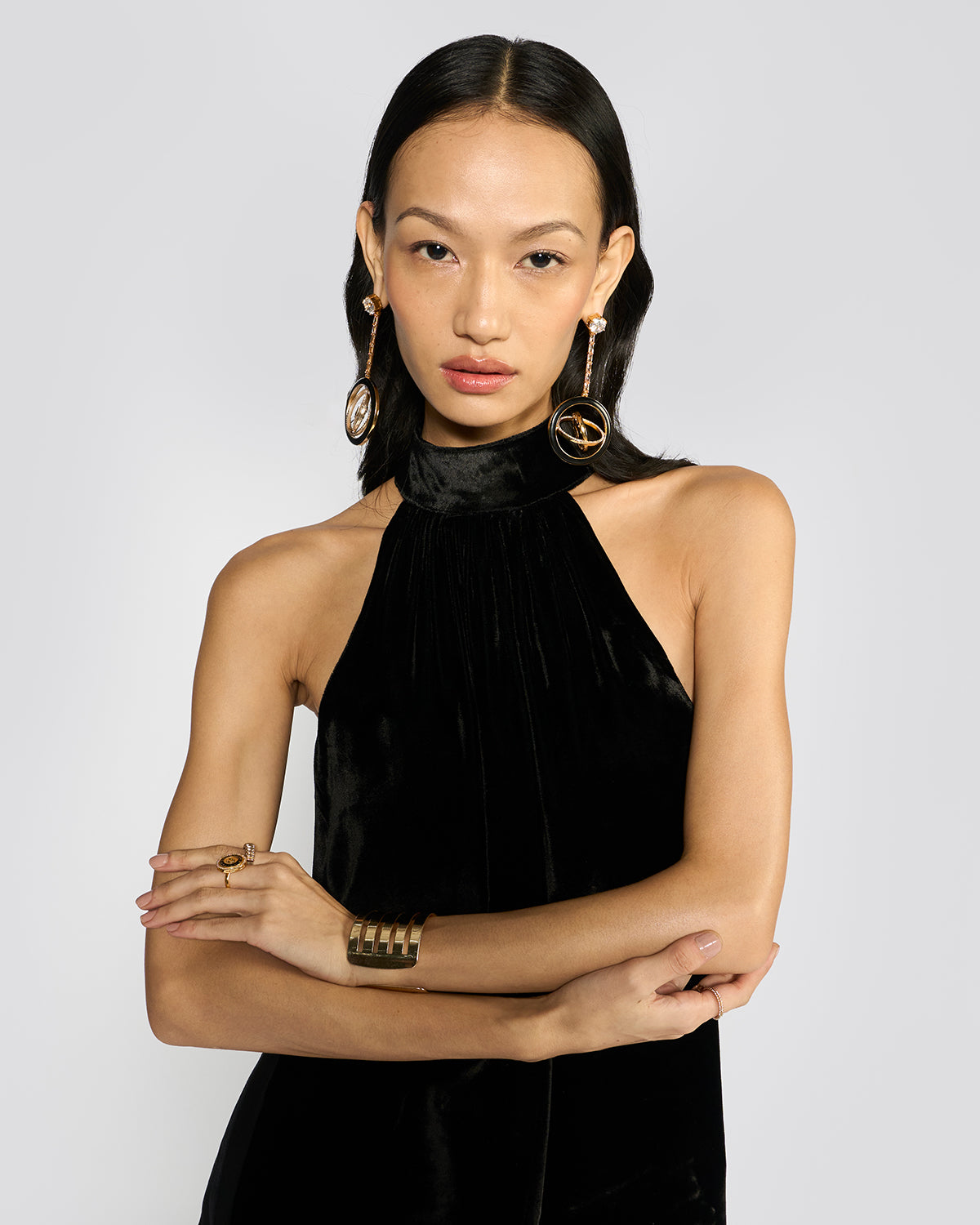 Amelia Black Velvet Co-ord Set