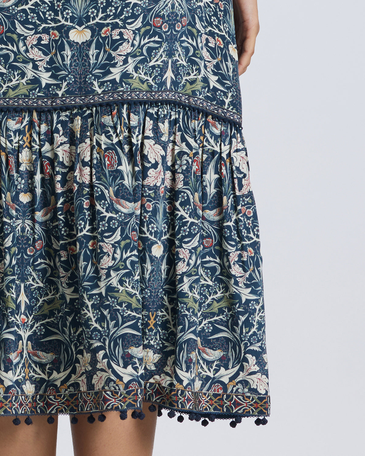 Floral Print Silk Kaya Dress