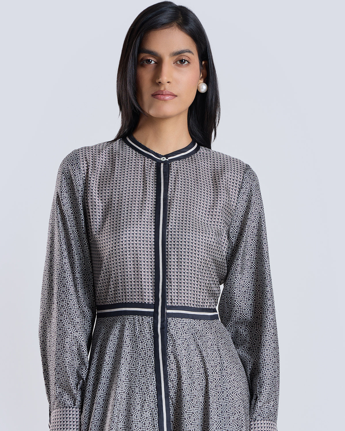Elyssia Geometric Print Dress