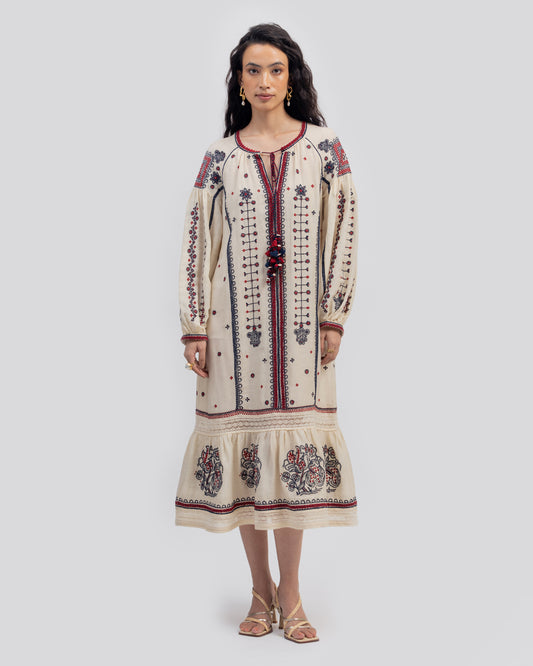 Eloise Embroidered Dress