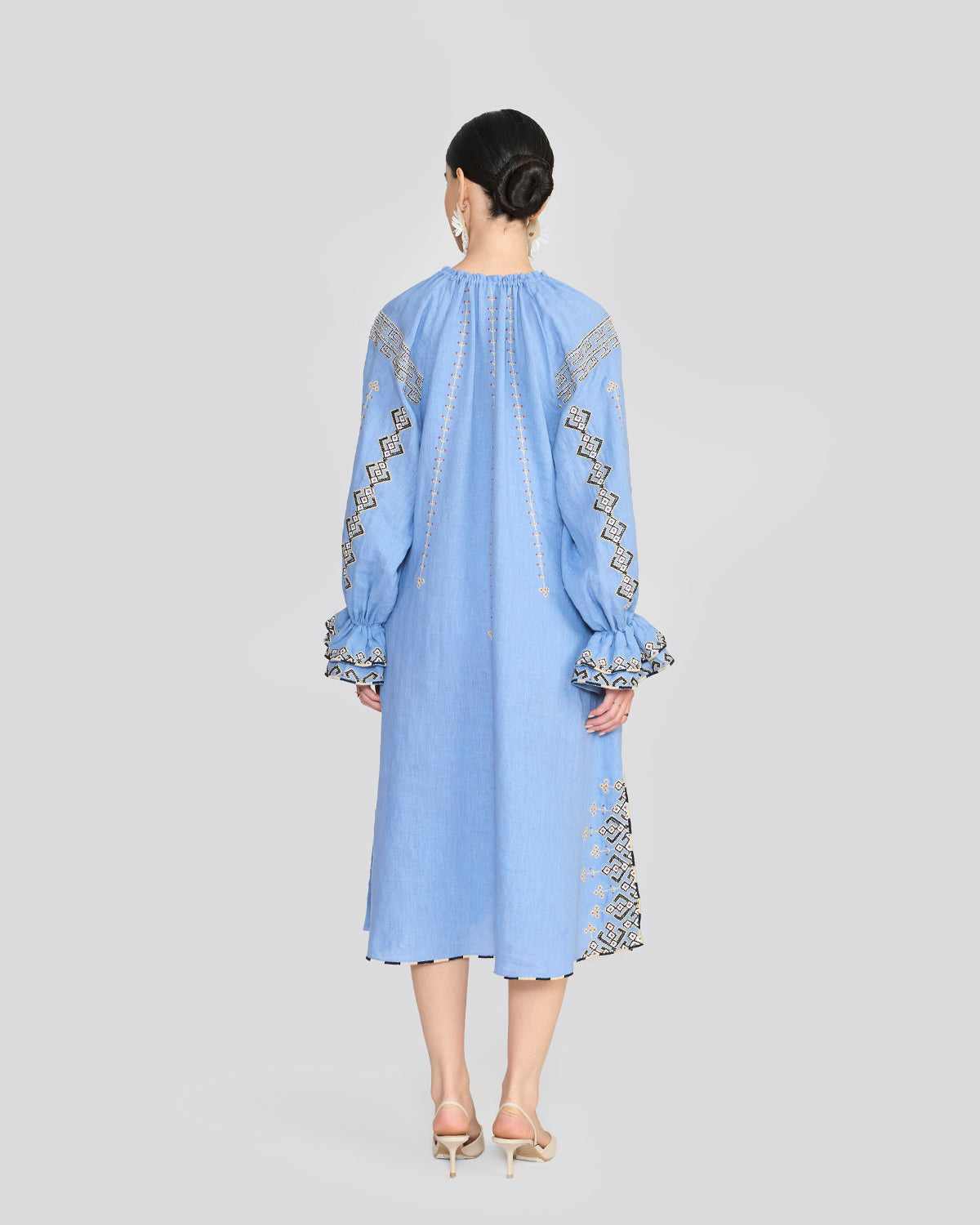 Chelsea Cornflower Blue Embroidered Tunic