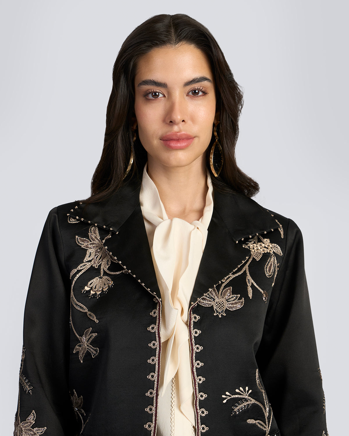 Floral Zardozi Embroidered Jacket