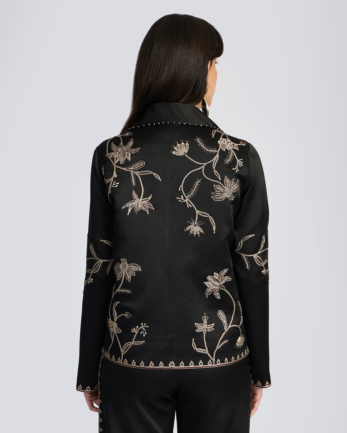 Floral Zardozi Embroidered Jacket
