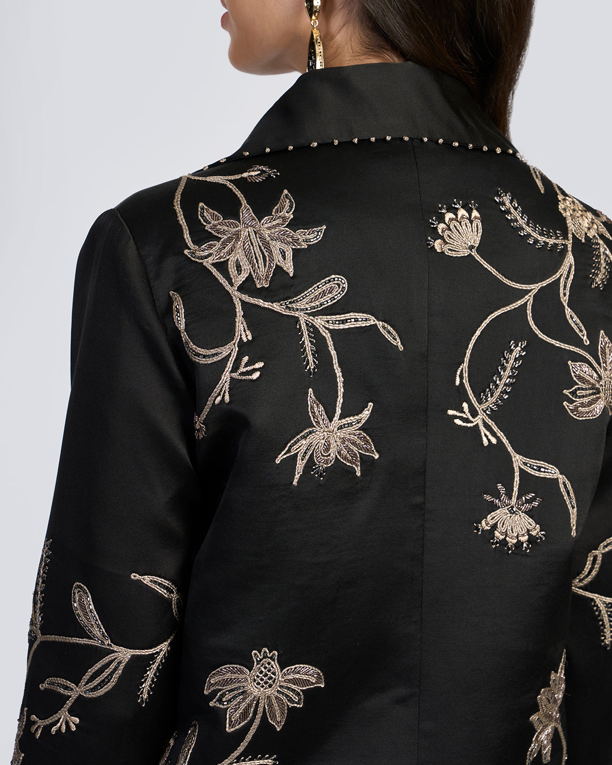 Floral Zardozi Embroidered Jacket