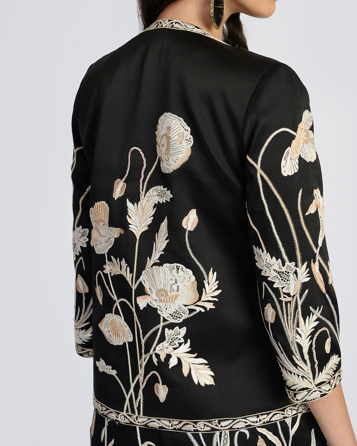 Floral Hand Embroidered Jacket