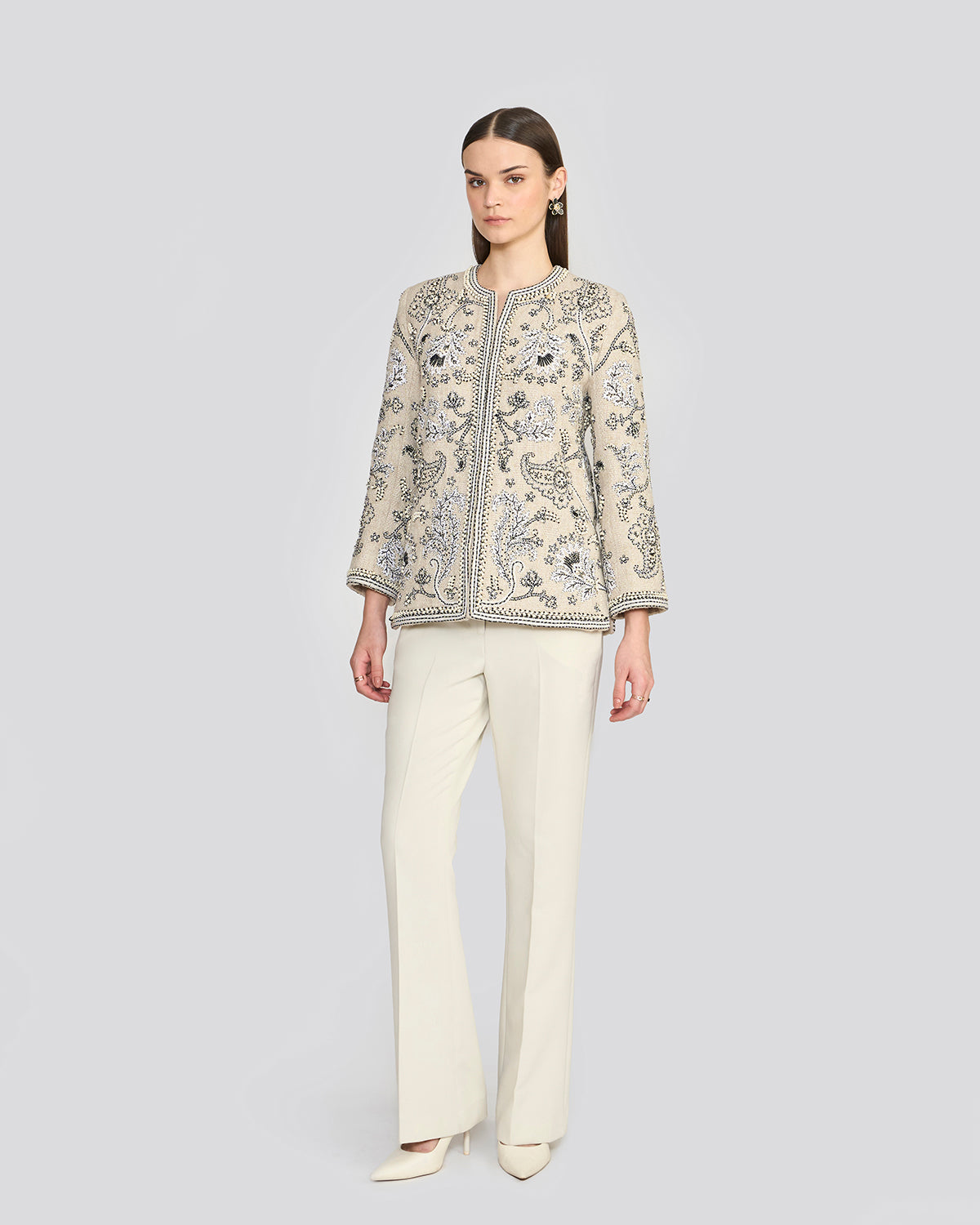 Lydia Cream Artisanal Heritage Jacket