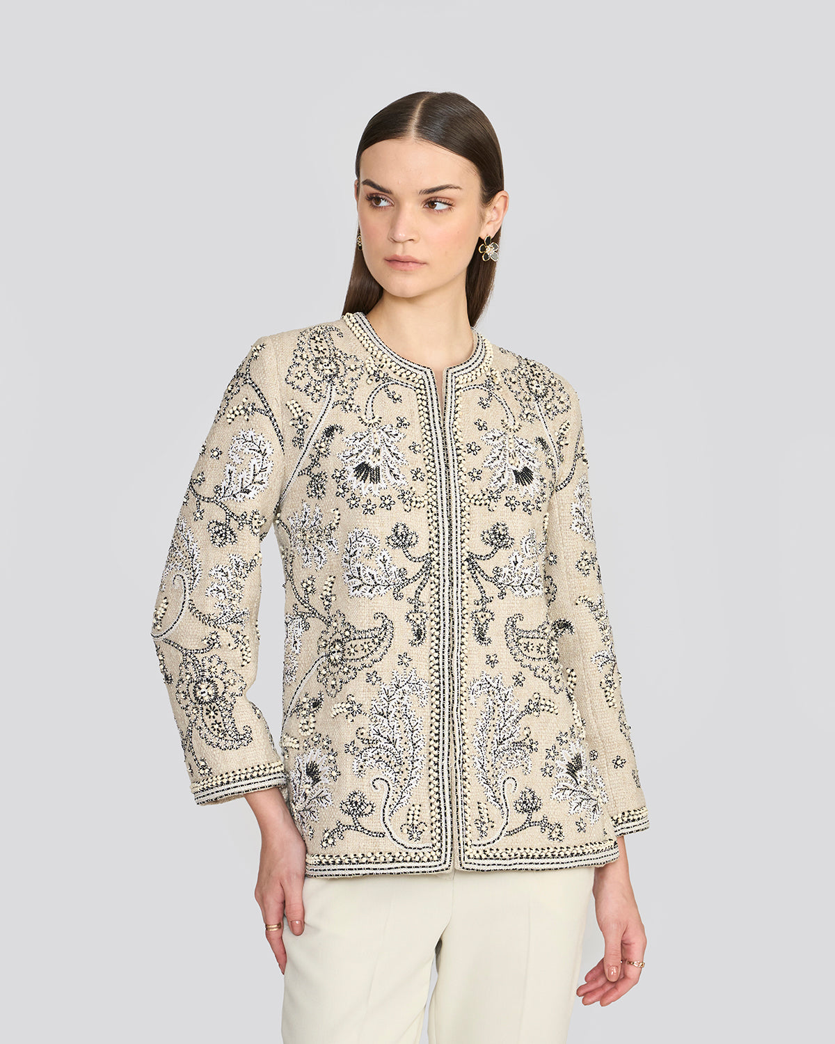 Lydia Cream Artisanal Heritage Jacket