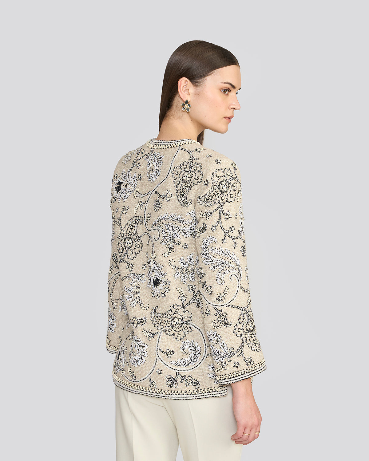 Lydia Cream Artisanal Heritage Jacket