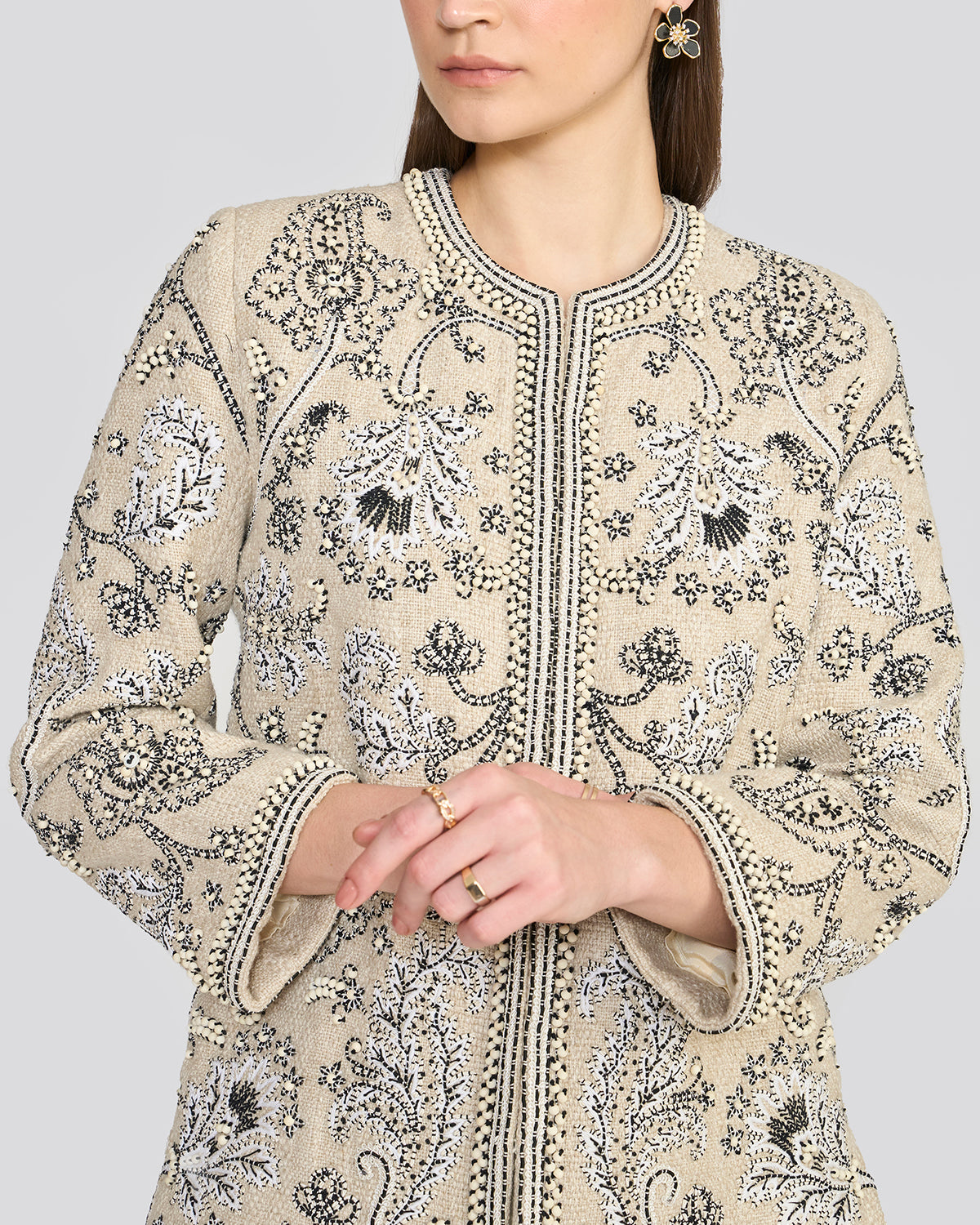Lydia Cream Artisanal Heritage Jacket