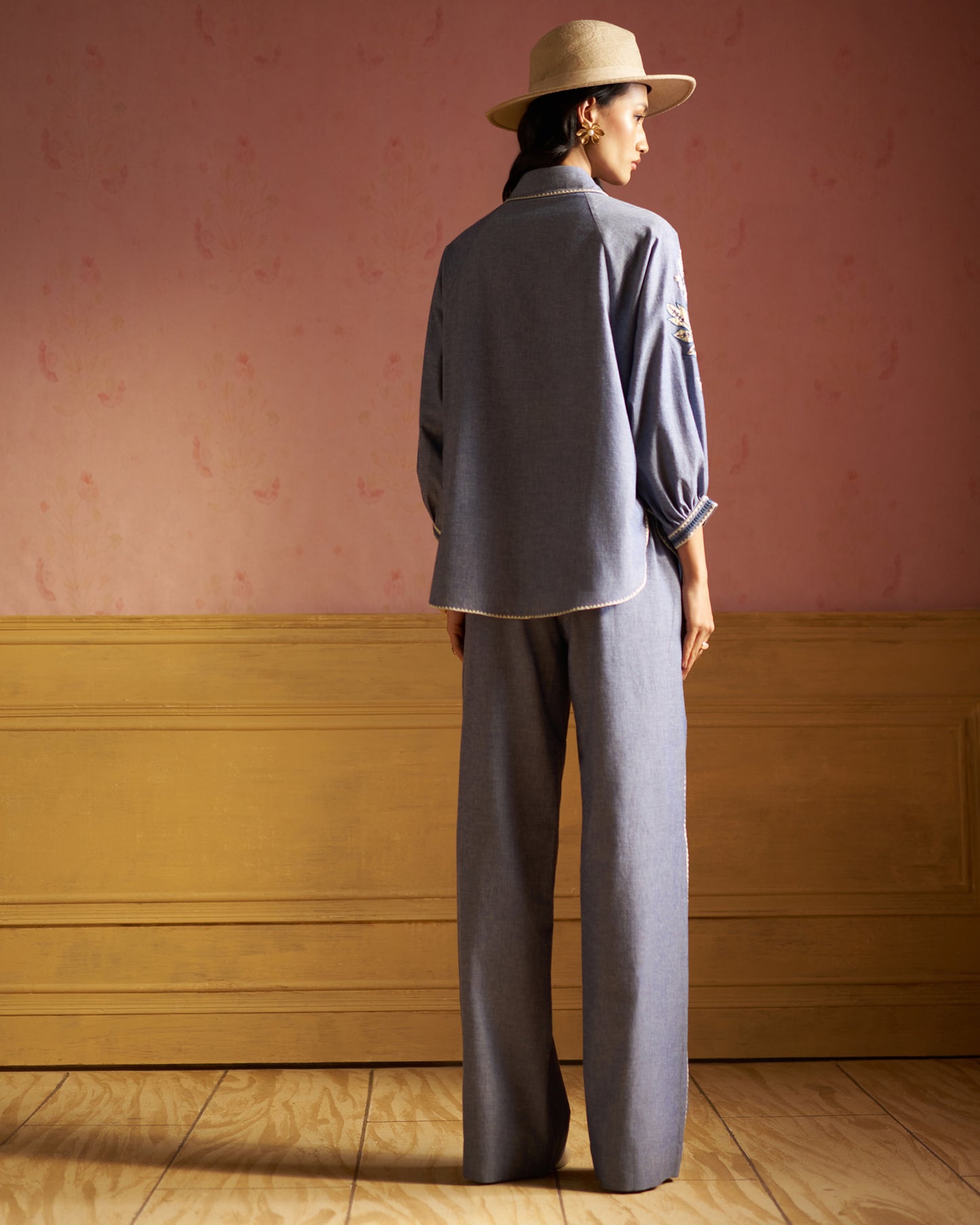 Raya Embroidered  co-ordset
