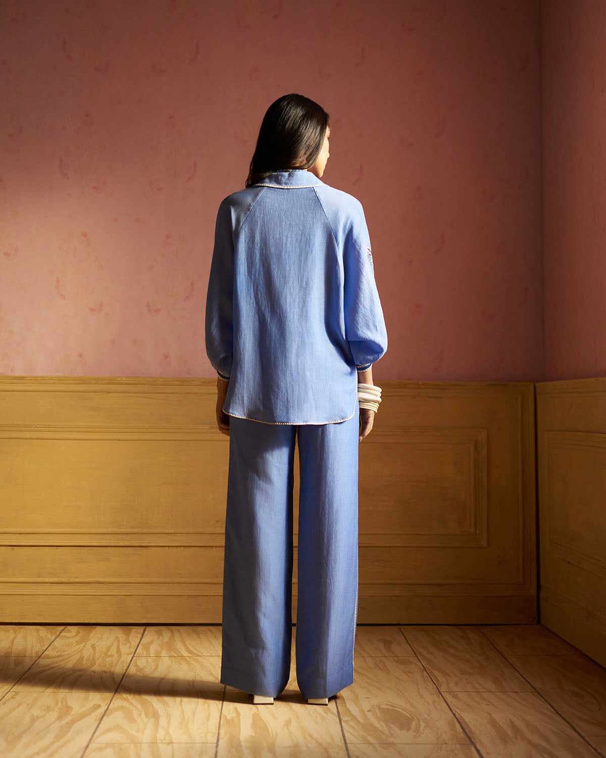 Raya Embroidered  co-ordset