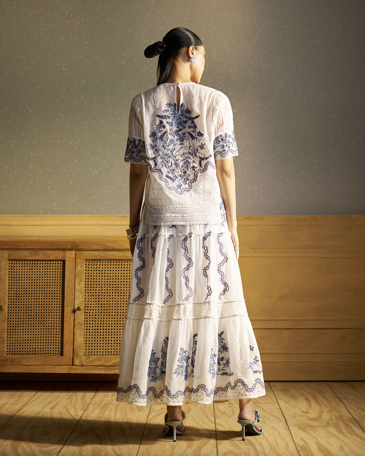 Mae Embroidered lace Top