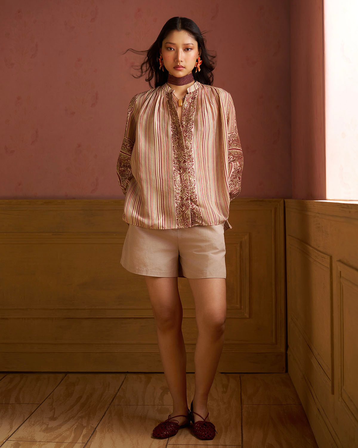 Elyssia Pleated Blouse