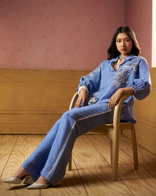 Raya Embroidered  co-ordset