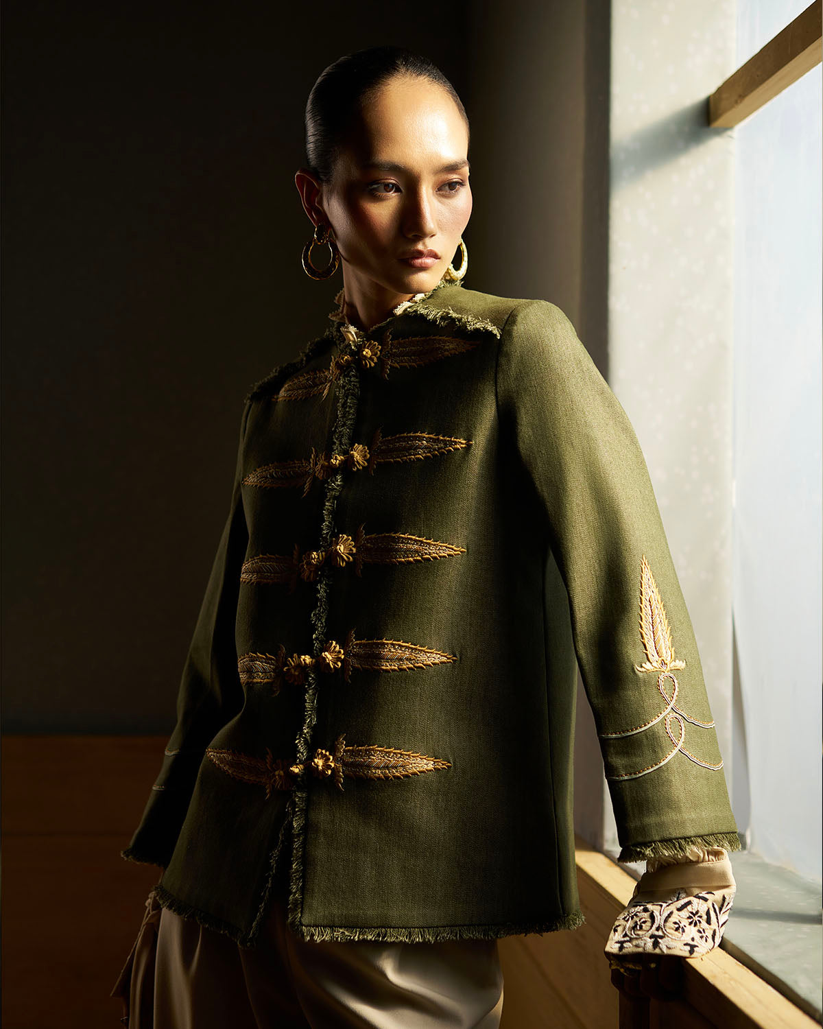 Anora passementerie military-style Jacket