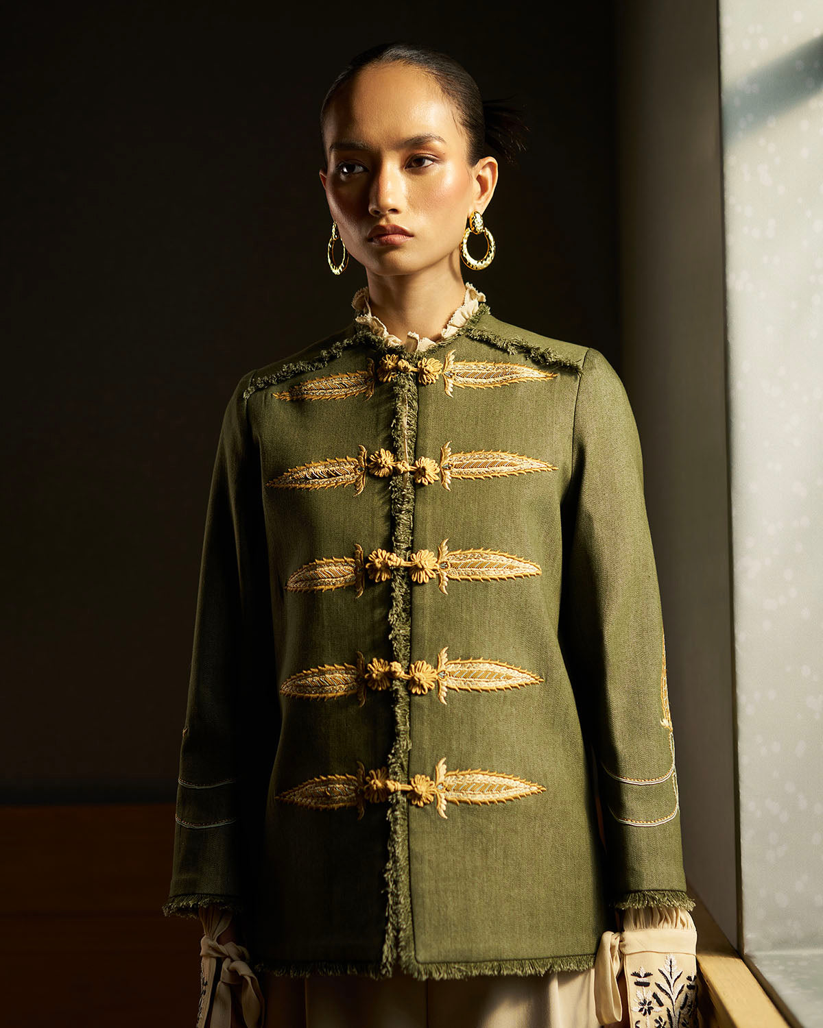 Anora passementerie military-style Jacket