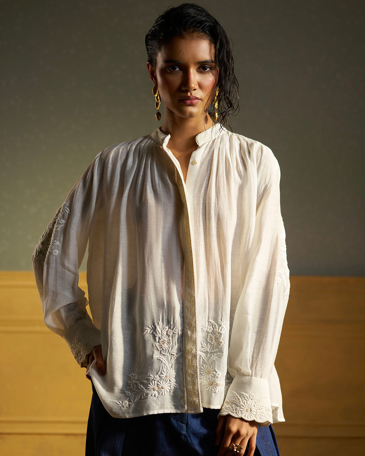 Belle  Embroidered Blouse