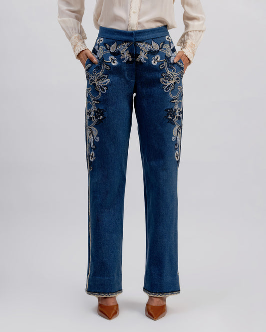 Mira Embroidered Pant