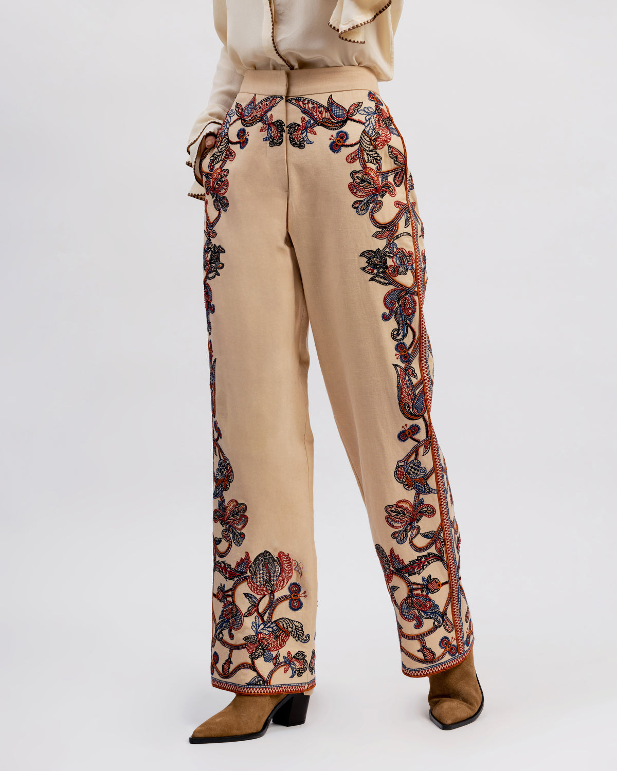 Mira Embroidered Pant