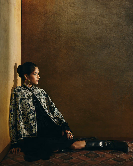 Amori Dori  Embroidered Cape