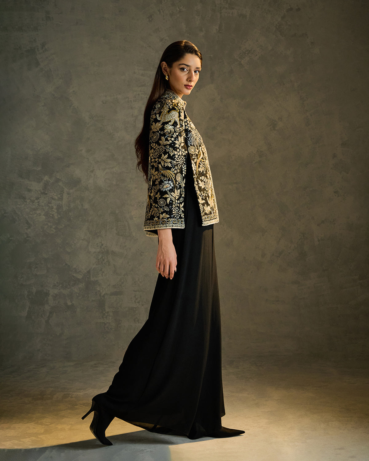 Petra Embroidered Cape