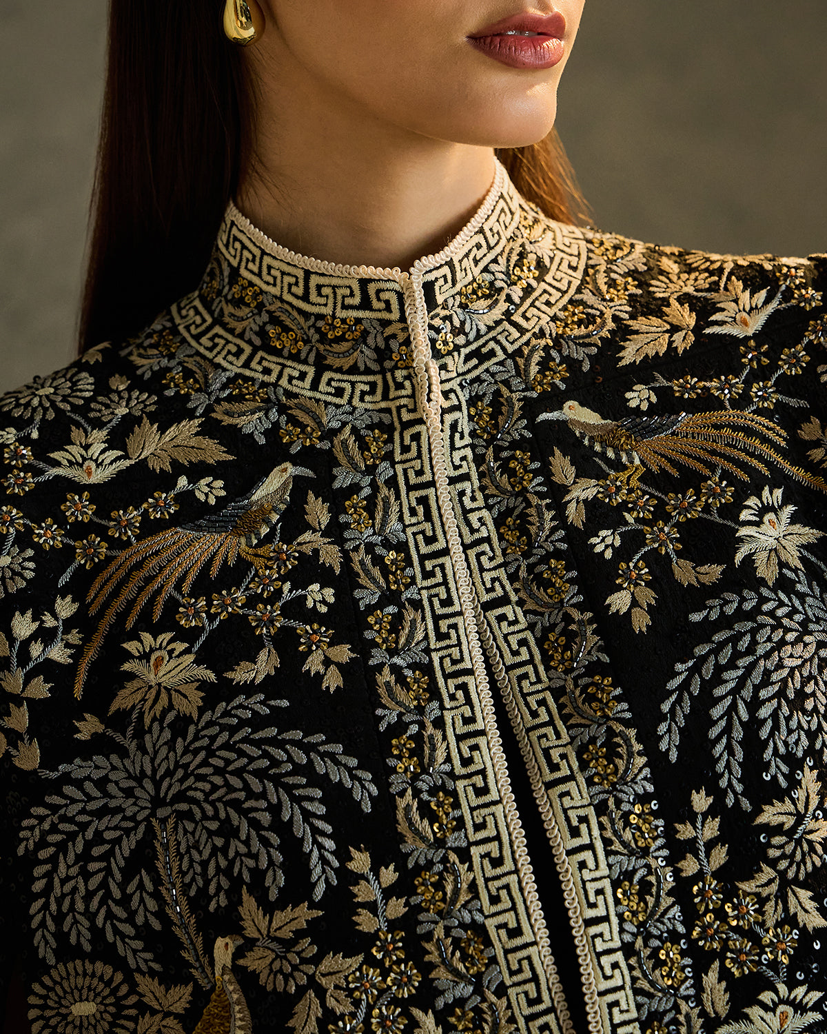 Petra Embroidered Cape