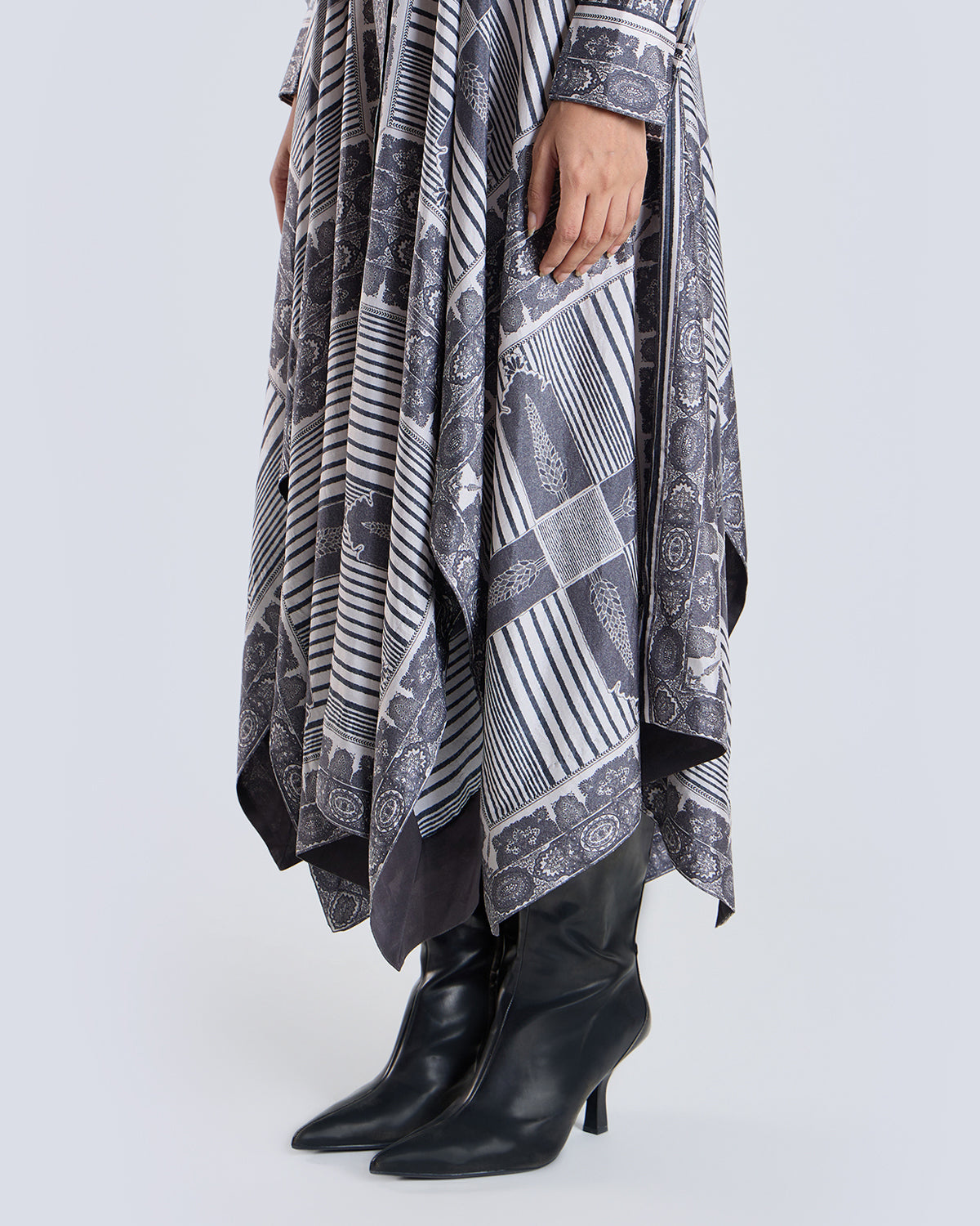 Elyssia Scarf Print Dress