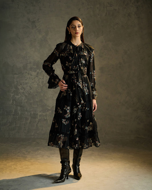 Soleil embroidered dress