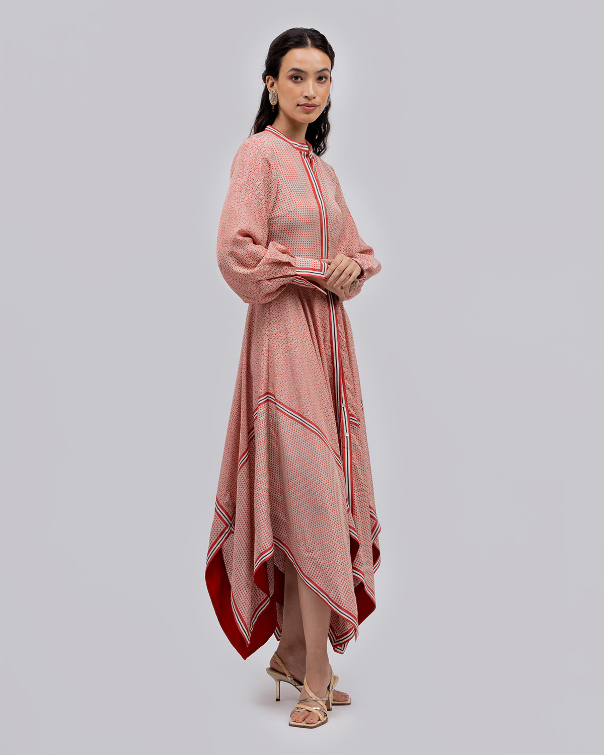 Elyssia Pleated Scarf Dress