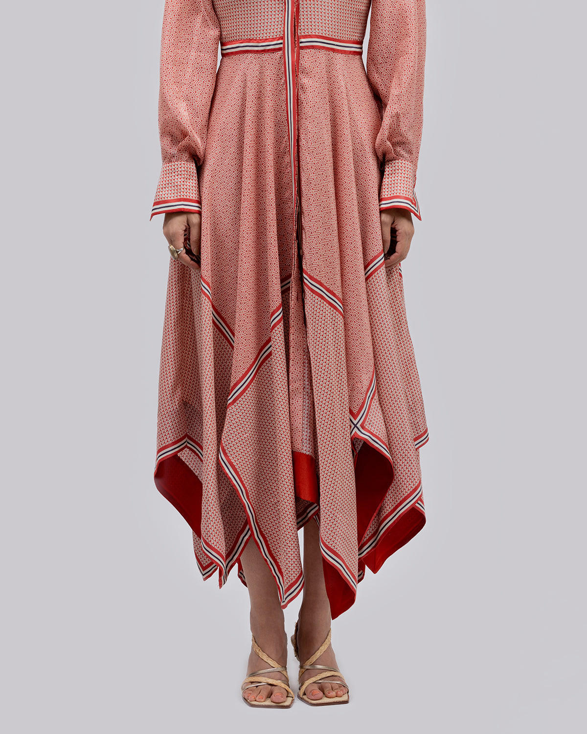 Elyssia Pleated Scarf Dress