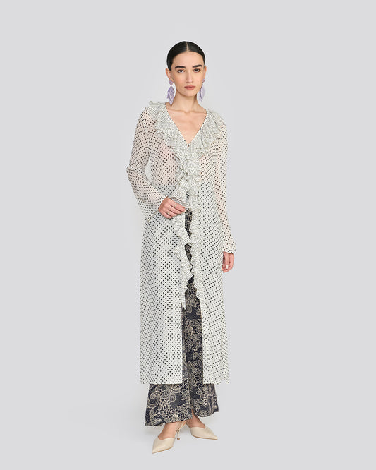 Portia Ivory Printed Tunic