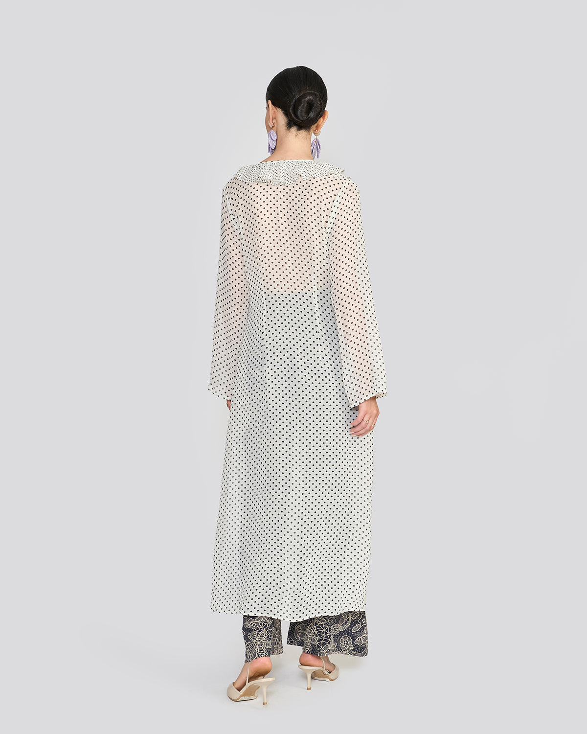 Portia Ivory Printed Tunic
