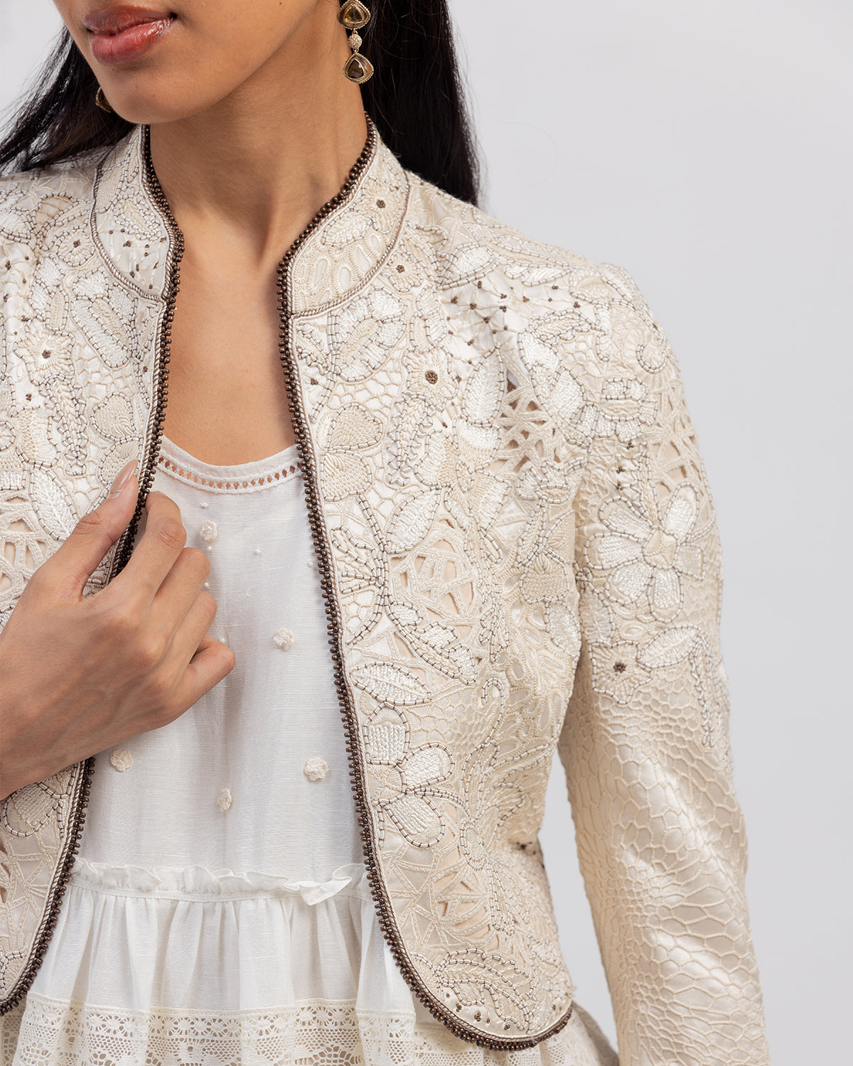 Faye Cutwork Jacket