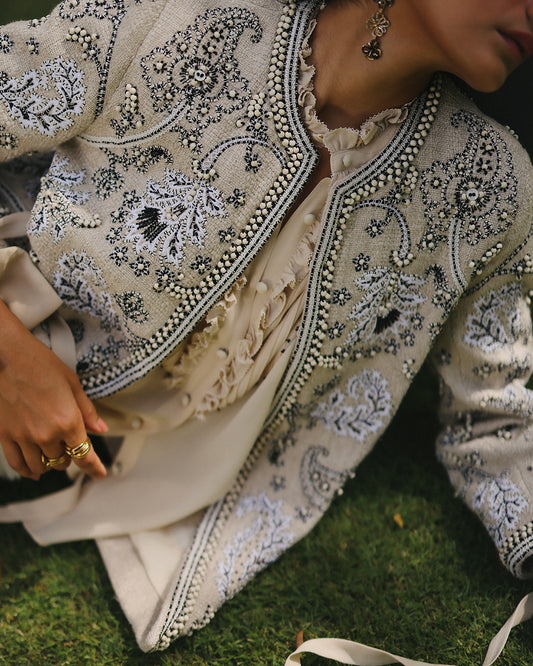 Lydia Cream Artisanal Heritage Jacket