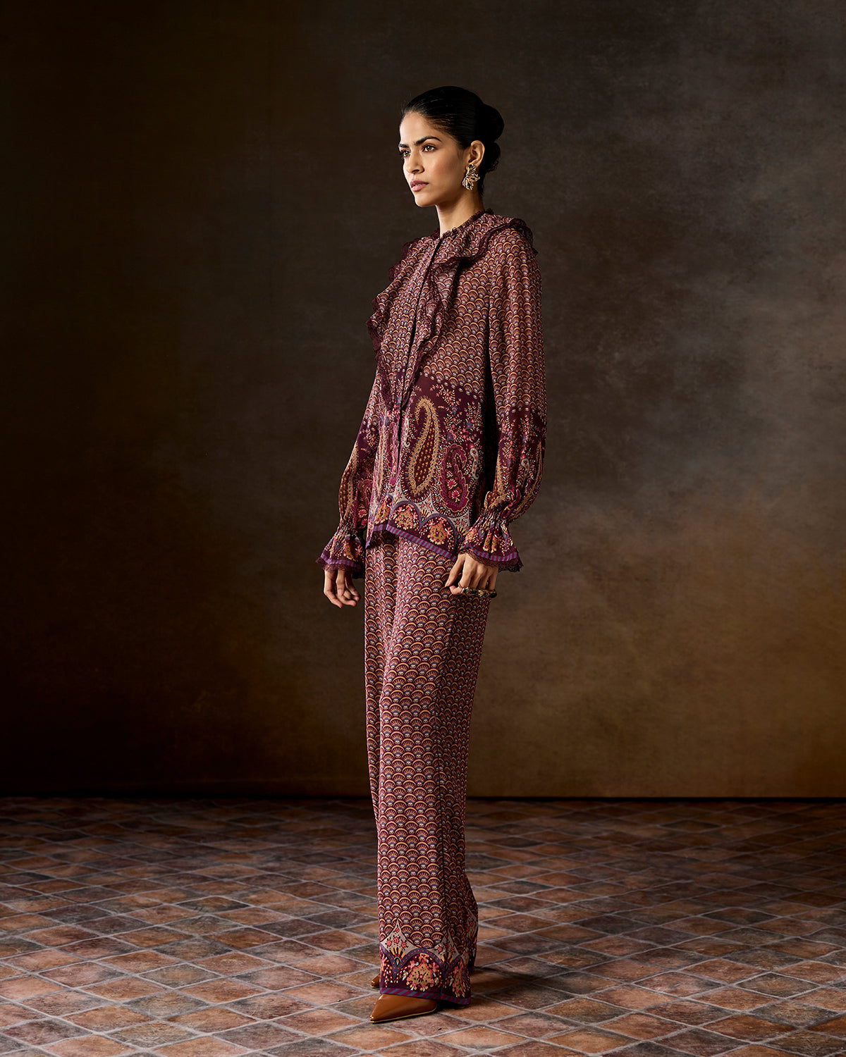 Maisie Multicoloured Ruffle Top