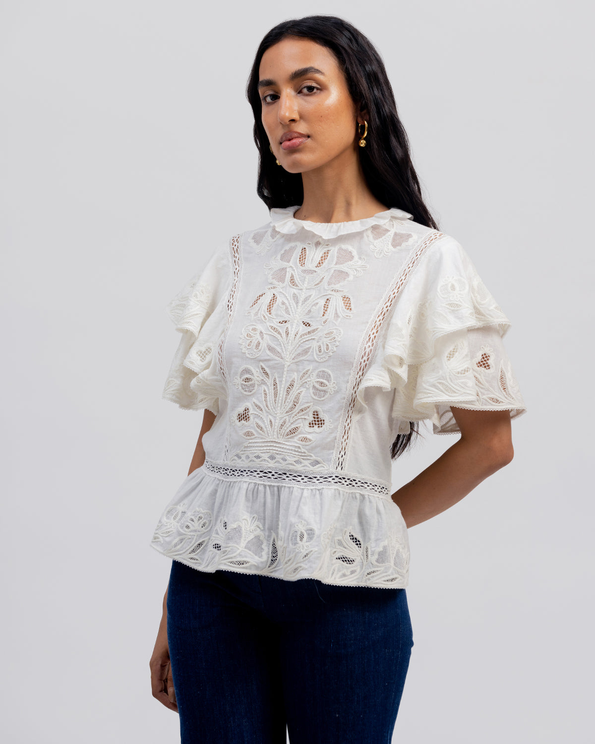 Pia Cutwork Top