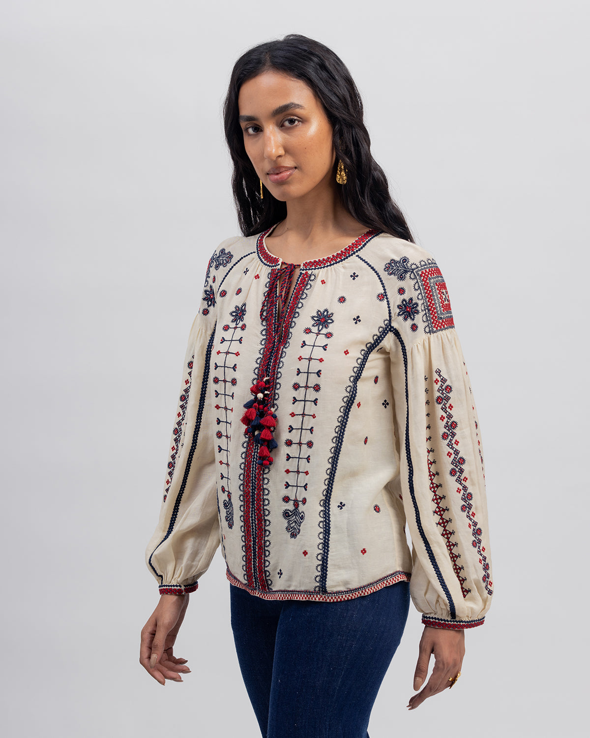 Eloise Embroidered Blouse