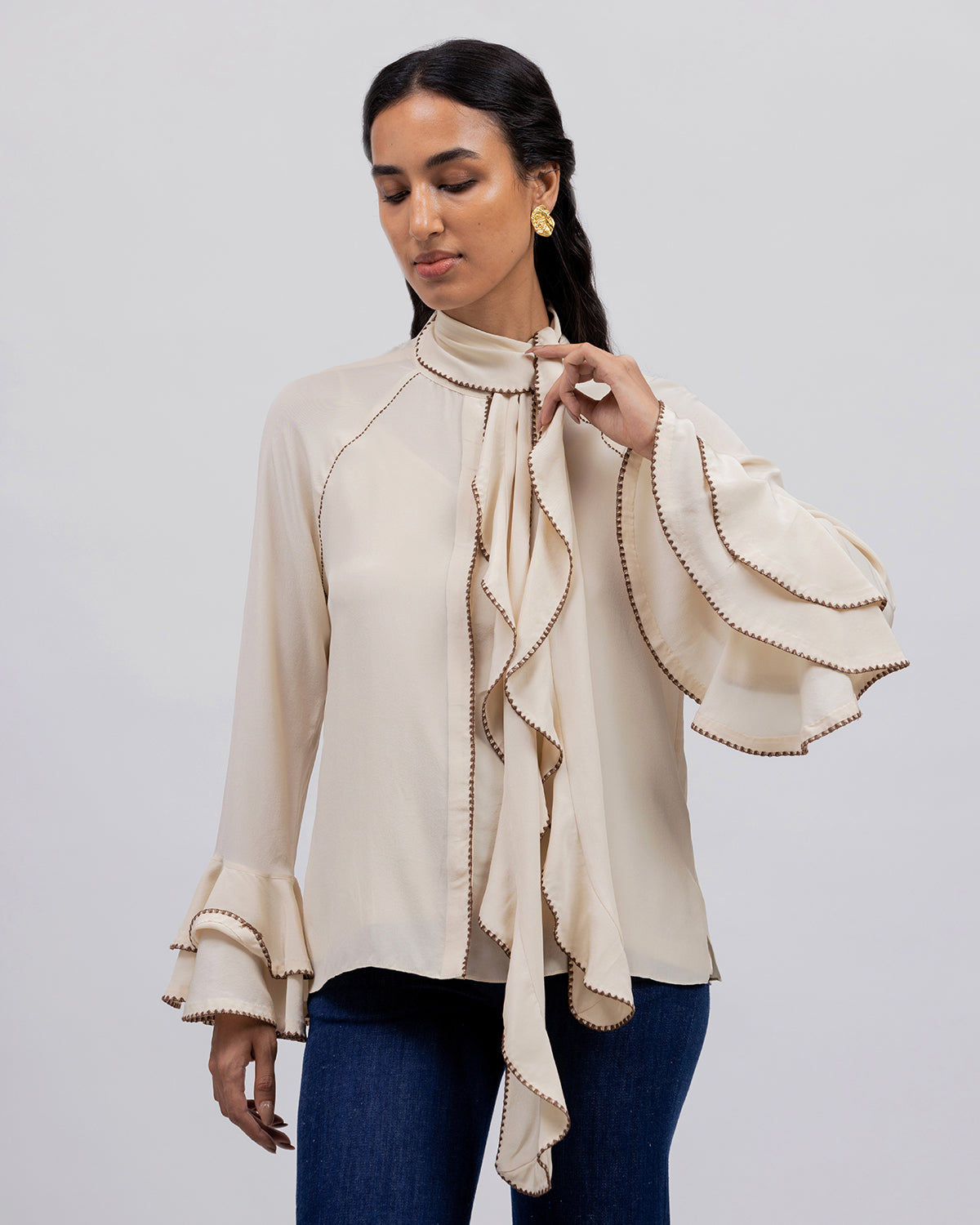 Avery Frill Blouse